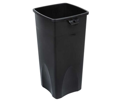 Rubbermaid négyszögletes irodai szemetes fekete 87 l Fő kép