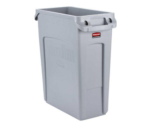 Rubbermaid Slim Jim keskeny szemetes kuka szürke 60 l