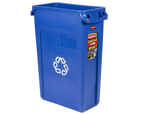 Rubbermaid Slim Jim szemetes kuka kék 87 l Fő kép
