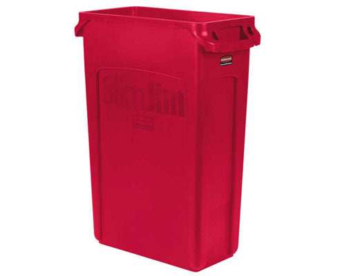 Rubbermaid Slim Jim szemetes kuka piros 87 l Fő kép