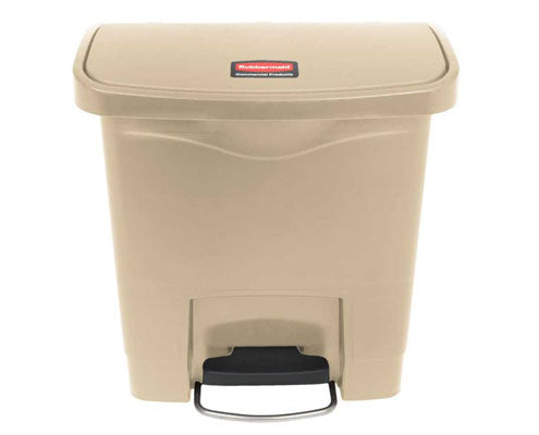Rubbermaid Step On keskeny pedálos szemetes kuka 15 l bézs Fő kép