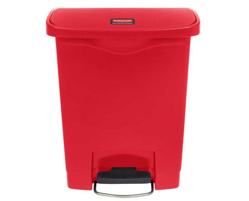 Rubbermaid Step On keskeny pedálos szemetes kuka 30 l piros Fő kép