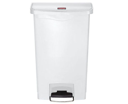 Rubbermaid Step On keskeny pedálos szemetes kuka 50 l fehér Fő kép