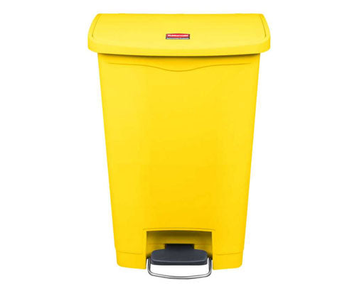 Rubbermaid Step On keskeny pedálos szemetes kuka 50 l sárga