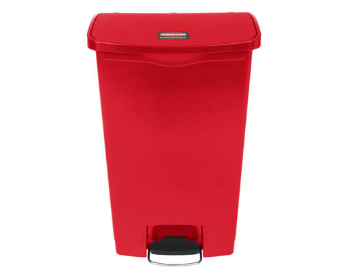 Rubbermaid Step On keskeny pedálos szemetes kuka 68 l piros