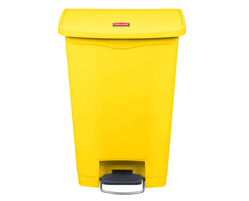 Rubbermaid Step On keskeny pedálos szemetes kuka 68 l sárga Fő kép