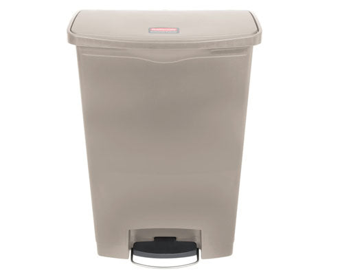 Rubbermaid Step On keskeny pedálos szemetes kuka 90 l bézs Fő kép