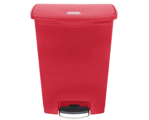 Rubbermaid Step On keskeny pedálos szemetes kuka 90 l piros