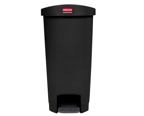 Rubbermaid Step On pedálos szemetes kuka kétfelé nyíló tetővel 50 l fekete Fő kép