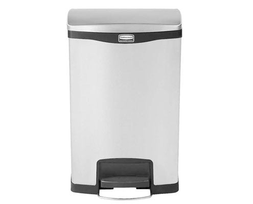 Rubbermaid Step On rozsdamentes acél szemetes fekete-metál 50 l Fő kép