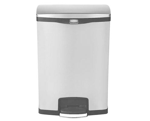 Rubbermaid Step On rozsdamentes acél szemetes fekete-metál 90 l