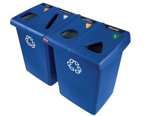 Rubbermaid szelektív hulladékgyűjtő sziget 348 l