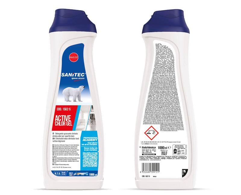 SANITEC CLORO GEL klóros felületfertőtlenítő 1000 ml Fő kép