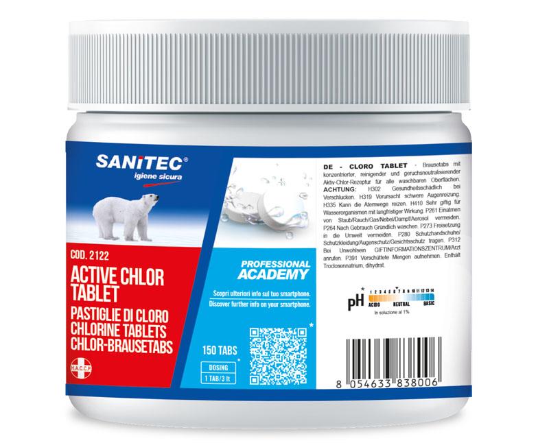 Sanitec Cloro klórtabletta - 500 g/150 db Fő kép