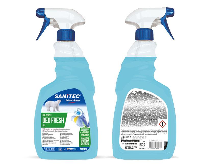 SANITEC DEO FRESH talkum és írisz illatosító 750 ml Fő kép
