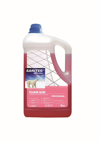 SANITEC FLOOR ACID savas tisztítószer, vízkőoldó 5 kg