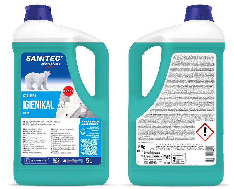Sanitec Igienikal Bagno fürdőszobai vízkőoldó 5 l
