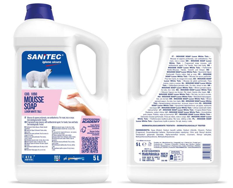 Sanitec Luxor habszappan - Talkum - 5 l Fő kép