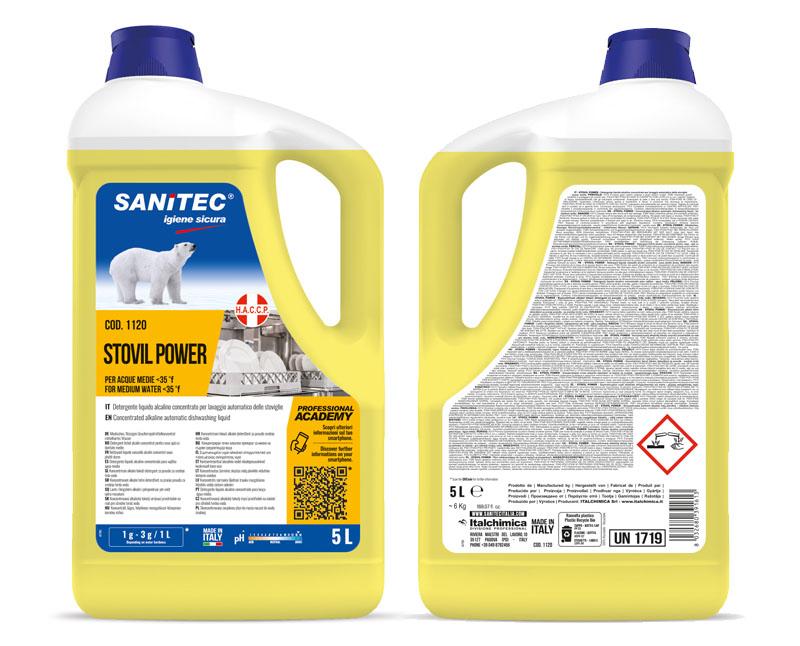 SANITEC STOVIL POWER gépi mosogatószer közepesen kemény vízhez 6 kg Fő kép