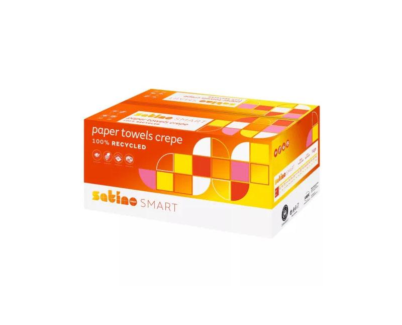 Satino Wepa Smart V hajtogatott kéztörlő - 2 rétegű - zöld - 24 x 22 cm Fő kép
