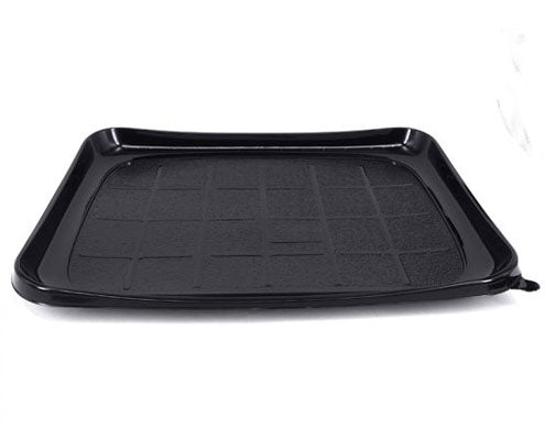 Snackipack műanyag tálca fekete 327 x 247 x 20 mm Fő kép
