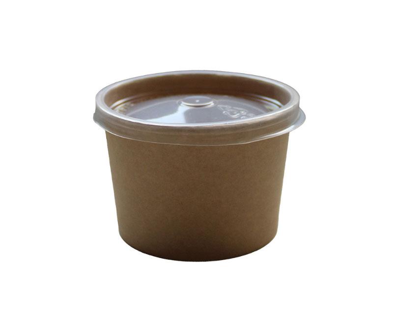 Soup To Go "KING" 500 ml-es papírpohár 16 oz kraft 115 mm