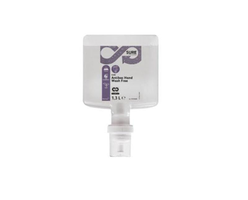 SURE Antibac Hand Wash Free 1,3 l - Antibakteriális folyékony kézmosószer Fő kép