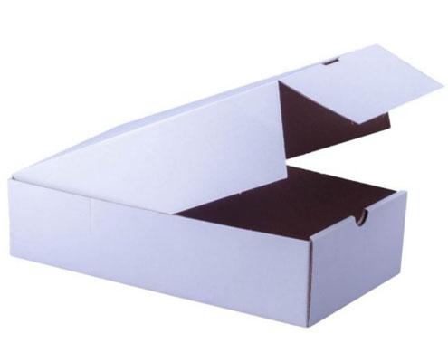 Süteményes fedeles papírdoboz fehér 17 x 31 x 8 cm Fő kép
