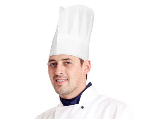 Szakács-séf sapka fehér 24 cm Fő kép