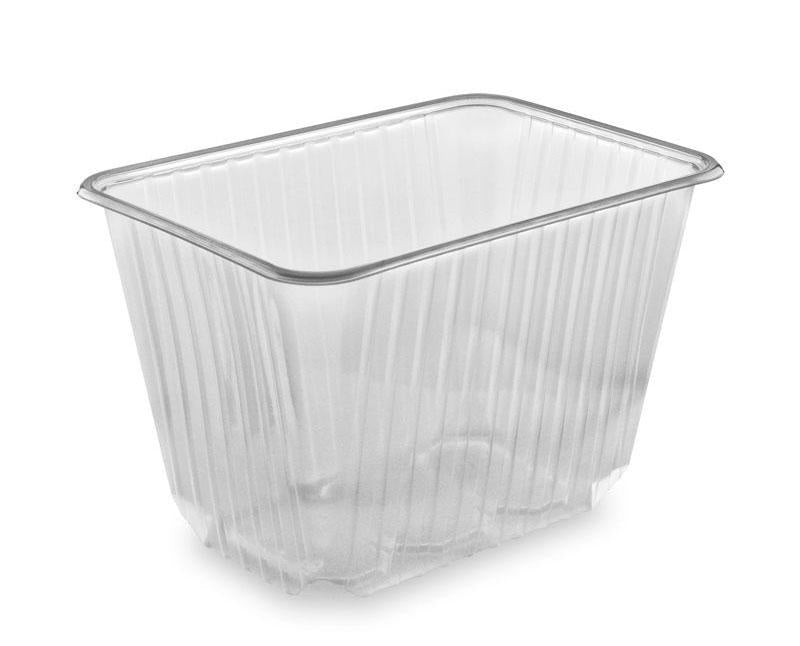 Szögletes PP doboz 2000 ml natúr Fő kép