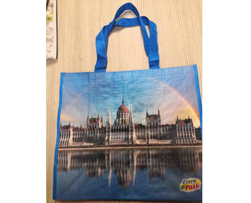 Szőtt PP táska parlament mintás 43 x 19 x 38 cm Fő kép