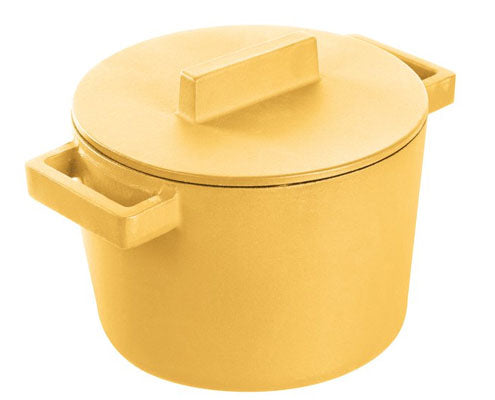 Terra Cotto öntöttvas lábas, átm. 16 cm, indukciós, citromsárga Fő kép