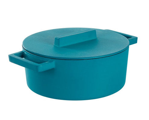 Terra Cotto öntöttvas lábas, átm. 24 cm, indukciós, kék Fő kép