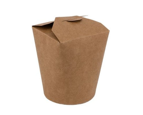 Tésztás papírdoboz 500 ml barna kraft