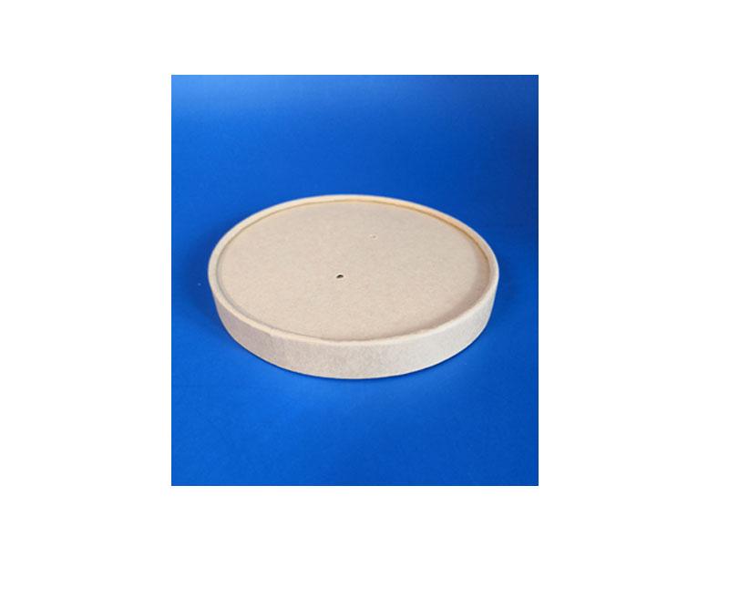Tető leveses barna kraft pohárhoz papír + PE 118 mm Fő kép