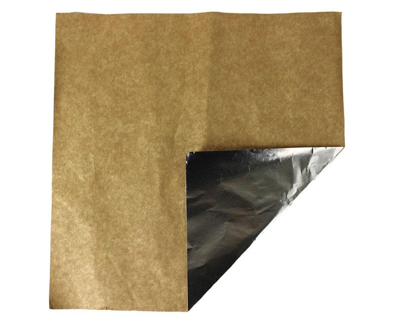 Thermo hamburger csomagoló kraft + alumínium 43 x 40 cm Fő kép