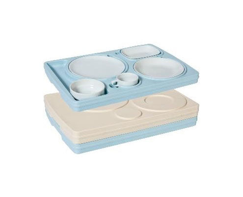 Thermo tálca 5 rekesszel + fedővel