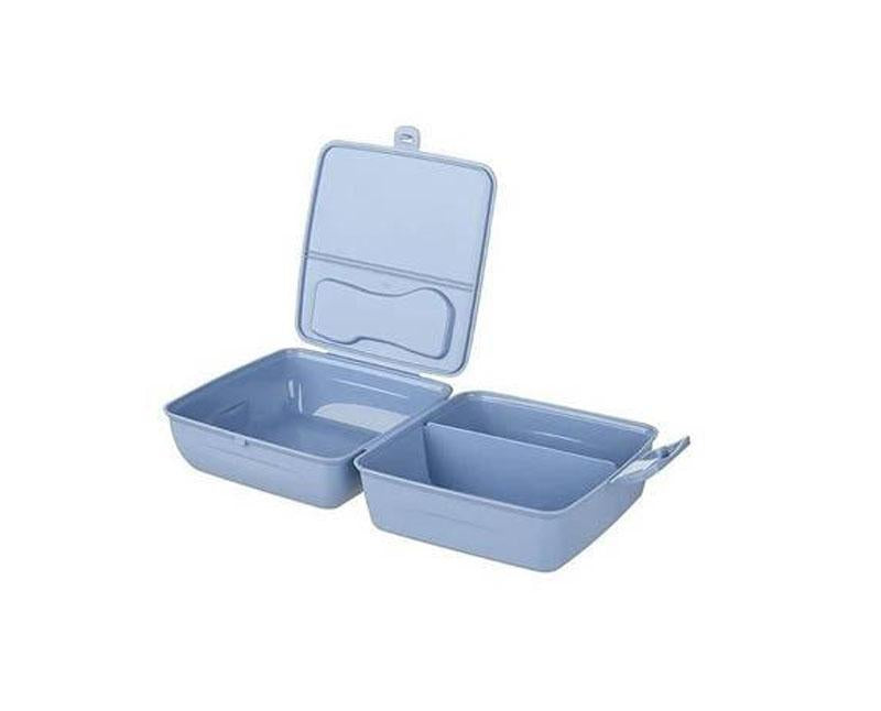 Titiz műanyag lunch box - ebédtároló doboz kanállal és villával