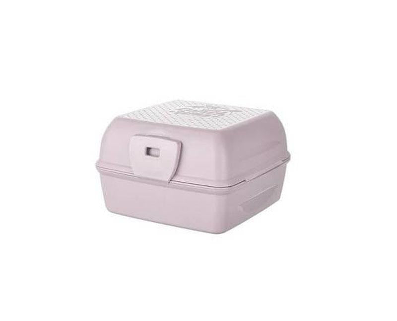 Titiz műanyag lunch box - ebédtároló doboz kanállal és villával