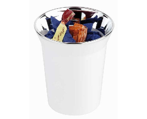 Top Chrome asztali szemetes vagy evőeszköztartó, 13 x 15 cm, 1 l, SAN, fehér Fő kép