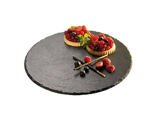 Tortaállvány, forgatható, csúszásmentes talppal, 32 x 2,5 cm, pala Fő kép