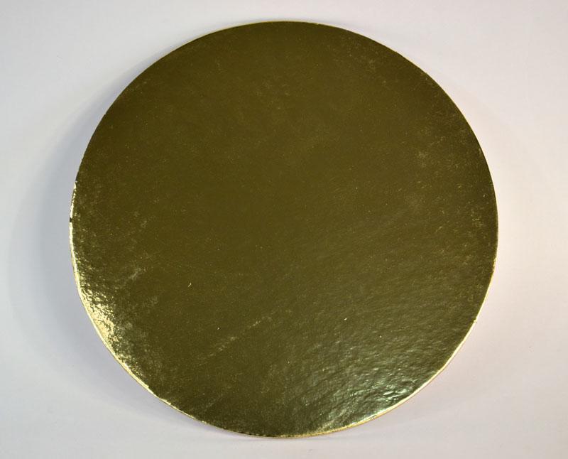 Tortapapír tálca kerek arany színű 21 cm-es Fő kép