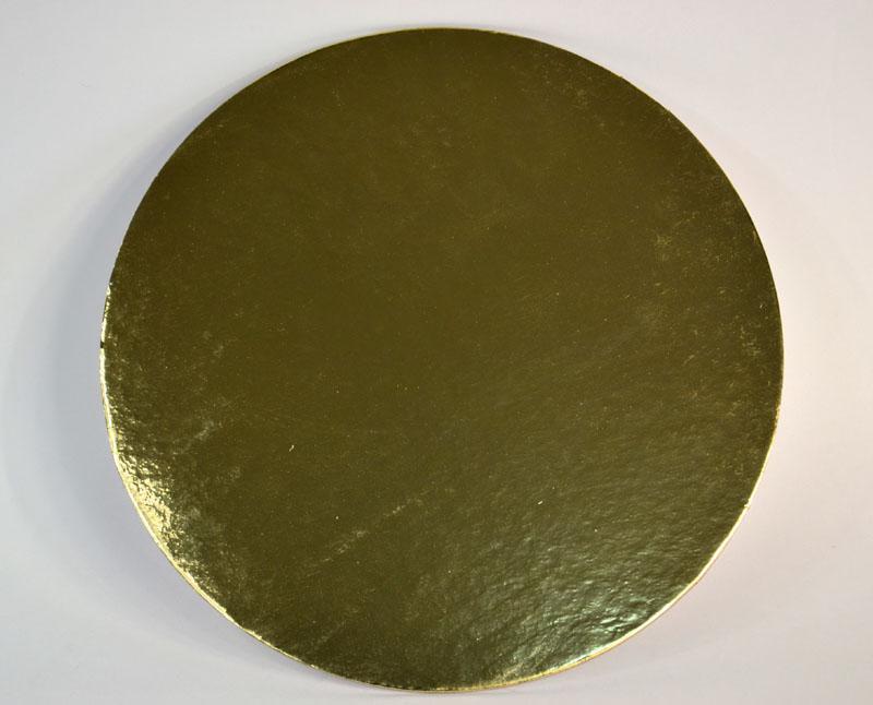 Tortapapír tálca kerek arany színű 30 cm-es Fő kép