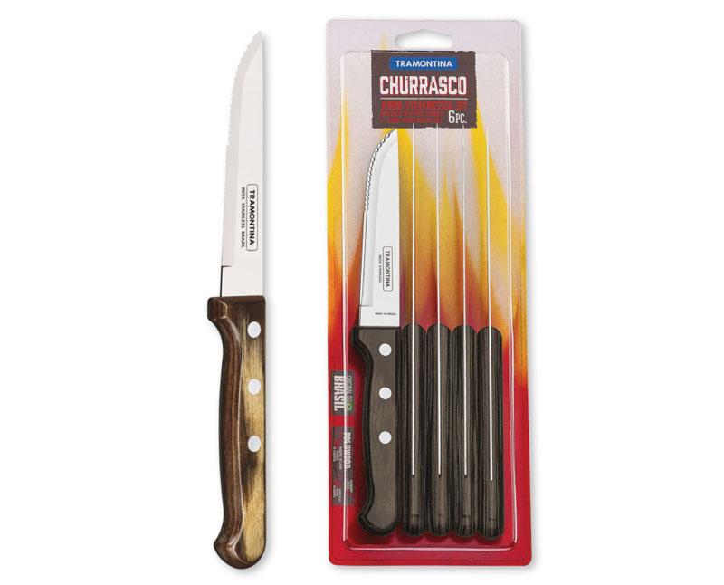 Tramontina Gaucho steak késkészlet barna 6 db-os Másodlagos kép