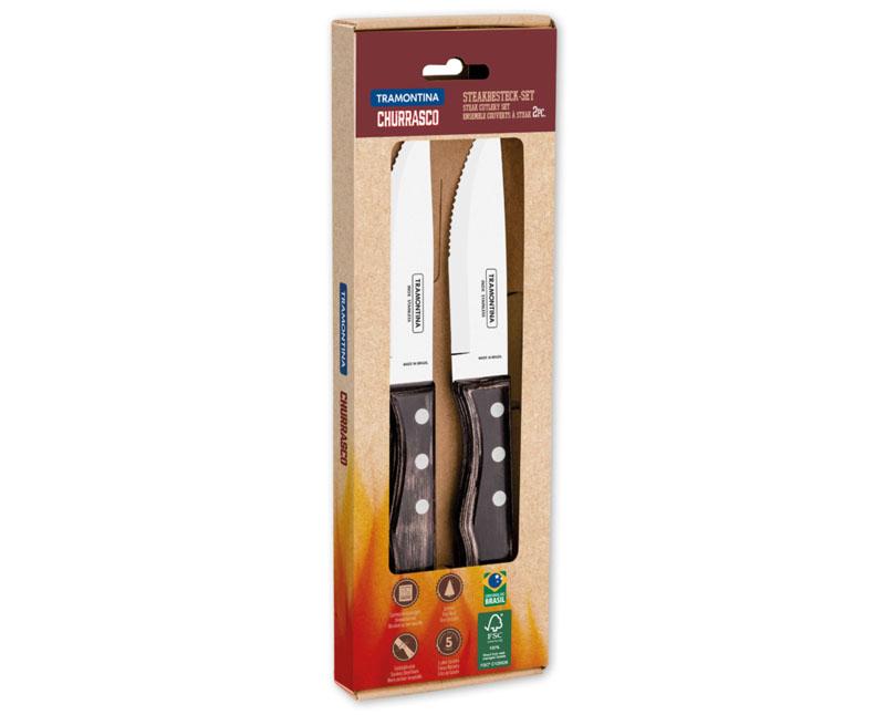 Tramontina Jumbo steak késkészlet barna 2 db-os Másodlagos kép