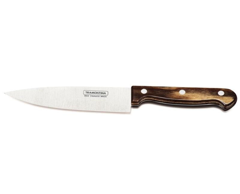 Tramontina Polywood univerzális konyhakés barna nyéllel 15 cm Fő kép