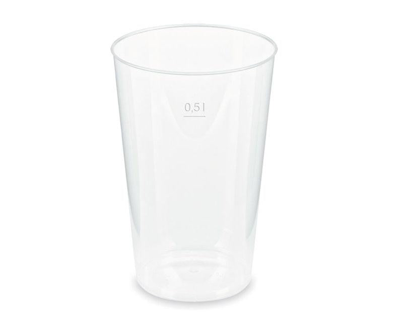 Újrahasználható műanyag pohár 500 ml