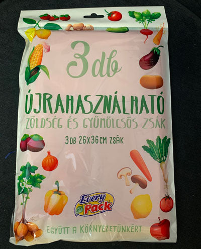 Újrahasználható zöldség és gyümölcsös zsák Fő kép