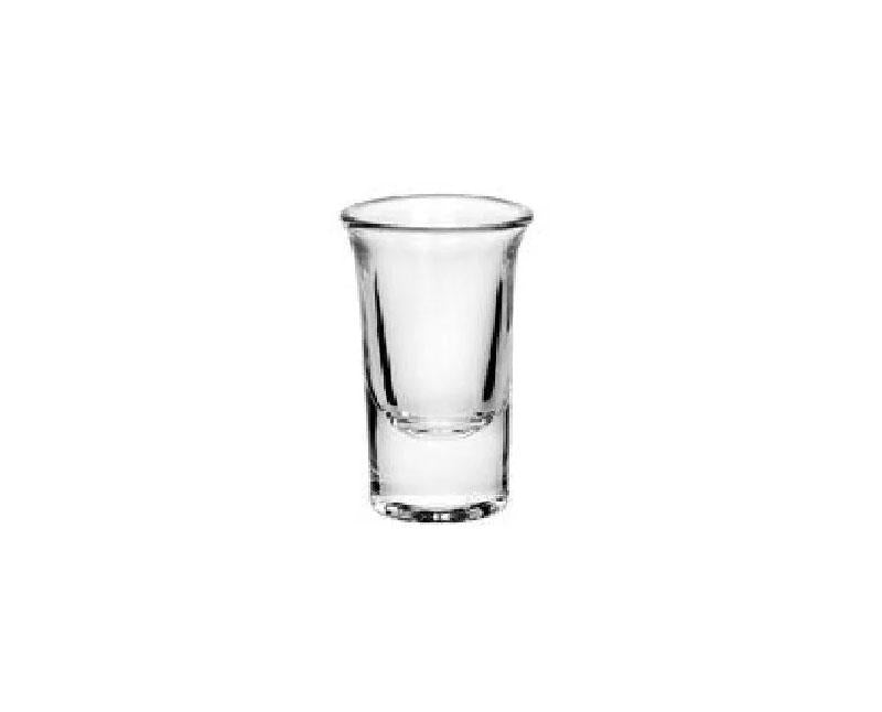 Üveg stampedlis pohár 43 ml