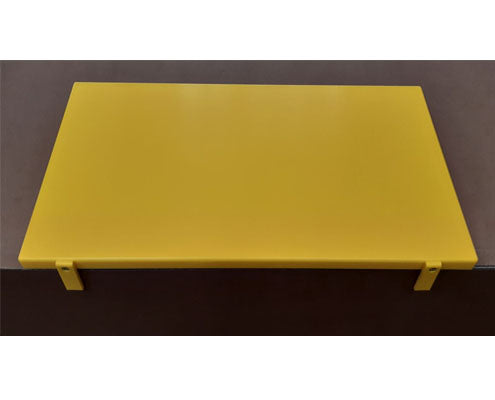 Vágólap/vágódeszka 50 x 30 x 1,8 cm sárga